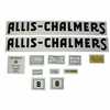 Allis Chalmers B B Decal Set, Vinyl