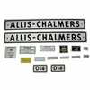 Allis Chalmers D14 D14 Decal Set, Black Bar Grille, Mylar