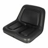 photo of Dimensions: W- 18 inches, H- 15 inches, D- 16 inches. Universal mounting hole pattern accommodates wide range of lawn and garden tractors. Heavy gauge steel base. Seat cushion has a 1-3\4 inch foam pad for total comfort. Suitable for use in all weather conditions.