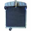 photo of For tractor models Super A, Super A1, Super AV, Super AV1, Super C, 100, 130, 200 and 230. This radiator is for PRESSURIZED systems only. Inlet = 2-1\2 . Outlet = 2 . The core is 16-1\8 inches high and 16 inches wide. NOT FOR EARLY TRACTORS THAT DID NOT HAVE A WATER PUMP. Replaces 356356R96, 358104R93