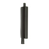 photo of Oval body. Inlet 2-1\2 inch I.D inlet is flared, 1-7\8 inch O.D, 33 nchoverall length. For model 2520