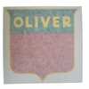 Oliver 1850 Oliver Decal Set, Shield, 3 inch Red, Vinyl