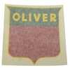 Oliver 1950 Oliver Decal Set, Shield, 6 inch Red, Vinyl