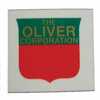 Oliver Super 44 Oliver Decal Set, Shield, 1-1\2 inch Red and Green, Mylar