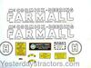 Farmall H Decal Set