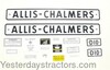 Allis Chalmers D10 Decal Set