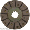 photo of This bonded lined brake disc fits the following tractor models: 354, 364, 384, 424, 444, 2300, 2424, 2444, 3414 (serial number 3516 and up), and 3444. It measures: 6 1\2 inches x 3 1\2 inches. It has 10 splines and a 1.62 inch spline diameter. It replaces part number 395161R1. Priced each disc.