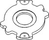 Oliver 1855 Brake Adjuster Disc, Primary
