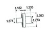 Massey Ferguson 3120 Axle Pivot Pin