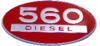 photo of This is the Number Emblem for a 560 Diesel Tractor. Replaces 369129R1