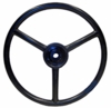 photo of 13 inch diameter, 11\16 inch splined hub, 3 covered spokes. For tractor models Cub Cadet 100, Cub Cadet 102, Cub Cadet 122, Cub Cadet 123.