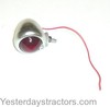 photo of For B, C, CA, G, WD, WD45, D10, D12, D15. Bullet Tail Light. 12 volt with glass lens. Also available in 6 volt, order part number R4384 instead.