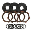 photo of This PTO Clutch Rebuild Kit contains 4 friction discs, 3 separator plates, 8 wavy spring washers, 4 shims. It is used on Cub 154 Lo-Boy and Cub 185 Lo-Boy. It replaces original part number 527245R92 except it does not contain hardware.