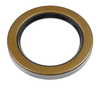 photo of This rear axle seal measures 3.881 inches outside diameter, sealing a 2.75 inch diameter shaft and is .468 inches wide. For tractor models D10, D12, D14, D15.