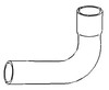 photo of Our new upper radiator hose has an an inside diameter of 1.75 inches on the smaller side and 2.12 inches on the larger side. For tractor models 180, 185, 190, 190XT, 