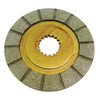 photo of This Brake Disc is 9 Inches in diameter with a 2.312 inch, 17 spline center. It is used on Allis Chalmers 210 and 220. It replaces original part number 70255762, 70277363.