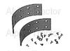 Allis Chalmers WD Brake Shoe Linings with Rivets