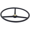 photo of This Steering Wheel is For single keyed shaft. Tapered hub .707 inch to .775 inch, .191 inch keyway width. Uses Nut 351114CCBlack, 351114CC or 351114S