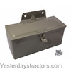 photo of This New Toolbox with Attached Mounting Bracket is used in tractors with cast dash and battery trays. Powder coated Gray. Comes with 2 bolts. Replaces 9N17005A, 1939 to 1942. Box measures 11 1\4 inches long, 4 3\8 inches deep and 5 inches tall. Mounting bolt holes are 4 1\4 inches center-to-center. This item will ship directly from manufacturer and may take up to 4 weeks for delivery.
