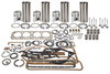 photo of Overhaul Kit, Less Bearings (C164 CID Distillate 4-cylinder engine) For tractors with stepped head pistons. Models: Super H and HV, Super W4. Kit contains sleeves and sleeve seals, pistons and piston rings, pins and retainers, pin bushings, complete gasket set with crankshaft seals, intake and exhaust valves, valve keys, guides and springs. ENGINE BEARINGS ARE NOT INCLUDED. IMPORTANT: Specify the part numbers on your old intake and exhaust valves to ensure that correct replacements are sent.