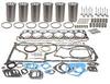photo of For 1066, 1086 Tractors and 915 Combines. (DT414 CID DT414B Turbo Diesel 6-cylinder engine. Cupped head piston). Kit contains sleeves and sleeve seals, pistons and piston rings, pins and retainers, pin bushings, complete gasket set with crankshaft seals, intake and exhaust valves, valve keys, guides and springs. ENGINE BEARINGS ARE NOT INCLUDED. IMPORTANT: Specify the part numbers on your old intake and exhaust valves to ensure that correct replacements are sent.