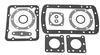 photo of For 8N, 9N, 2N. Lift Cover Repair Gasket Kit. Gasket Set includes 2 valve chamber gaskets, lift cover gasket, piston o-ring, back up washer, base pump gasket, 2 inspection cover gasket cylinder to center housing cover, 2 hydraulic lift cylinder housing gasket.