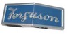 photo of For tractor models TO20, TE20, TEA20, TO30. Front Hood Emblem. Chrome with blue background  Ferguson-Rectangle .