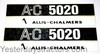 Allis Chalmers 5020 Decal Set