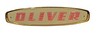 Oliver 990 Emblem, Front, Red Letters