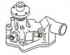 John Deere 5400 Water Pump