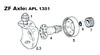John Deere 2040S Axle Bearing