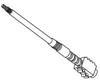 Oliver White 2-44 Steering Shaft and Nut Assembly, Power Steering
