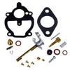 photo of For Super A, Super C with Zenith 11115, IH part number 355485R91 . Contains the following parts for a Major Overhaul with instructions. Includes: gaskets, needle, seat, shaft, spring, and mixture screw. Does not include float.