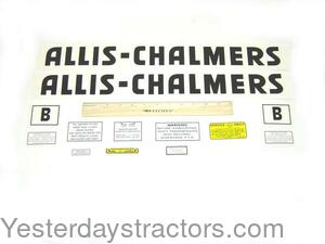 Allis Chalmers B Decal Set ACBB