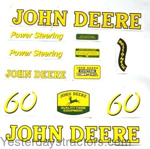 John Deere 60 Decal Set JD60D