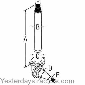 Ford 5700 Spindle - Right Hand 100644