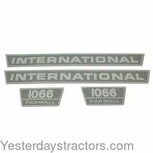 Farmall 1066 International 1066 Decal Set 100998