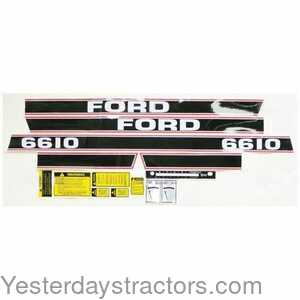 Ford 6610 Ford Decal Set 102039