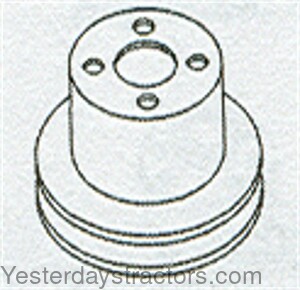 Oliver Super 55 Water Pump Pulley 102221A