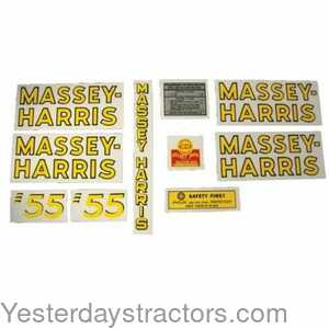 Massey Ferguson MH55 Massey Harris Decal Set 102638