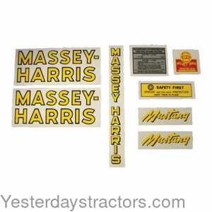 Massey Ferguson Mustang Massey Harris Decal Set 102653