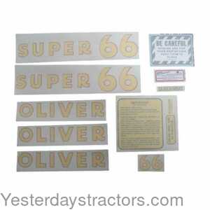 Oliver Super 66 Oliver Super 66 Decal Set 102836