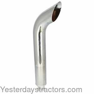 115074 Exhaust Stack - Curved Chrome 115074