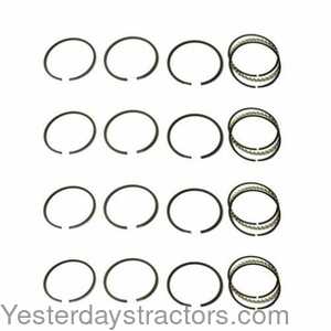 Case L Piston Ring Set - 4.875 inch Overbore - 4 Cylinder 129086