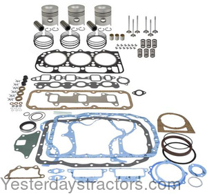 Ford 4100 Engine Rebuild Kit with Valve Train - Less Bearings - 1\65-5\69 130828