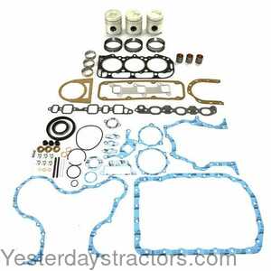 Ford 2600 Engine Rebuild Kit - Less Bearings - .020 inch Oversize Pistons - 1\75-2\90 130906