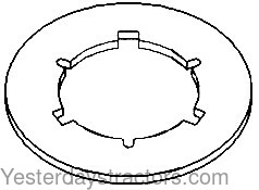 Oliver 1550 PTO Clutch Plate 159097A