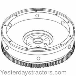 Ford TW20 Flywheel With Ring Gear 159159