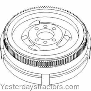 John Deere 4620 Flywheel With Ring Gear 159163