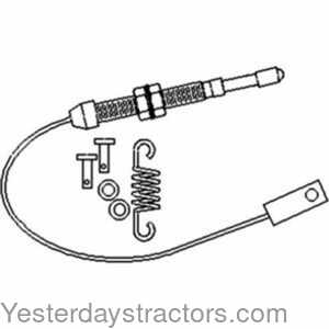 Massey Ferguson 398 Cable - Throttle 161997
